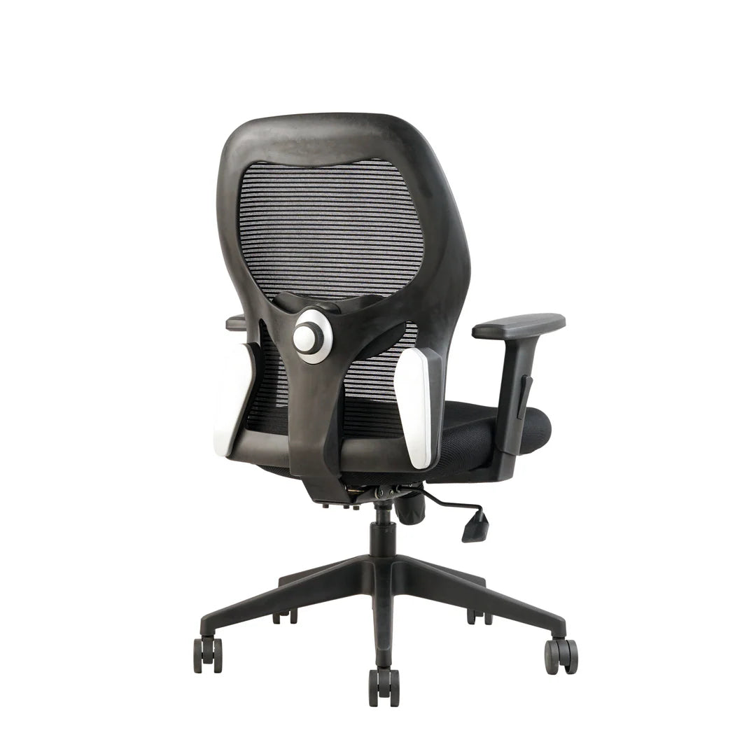 Corporate M1 Ergonomic Office Chair – Lumbar Support, Mesh Back, Height Adjustable, Black