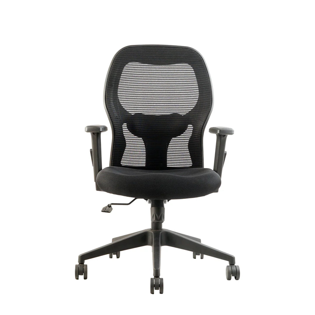 Corporate M1 Ergonomic Office Chair – Lumbar Support, Mesh Back, Height Adjustable, Black